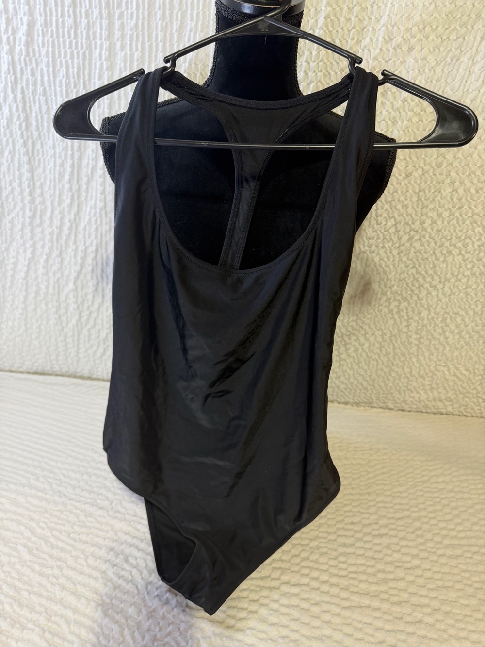 aerie Black Racerback Bodysuit